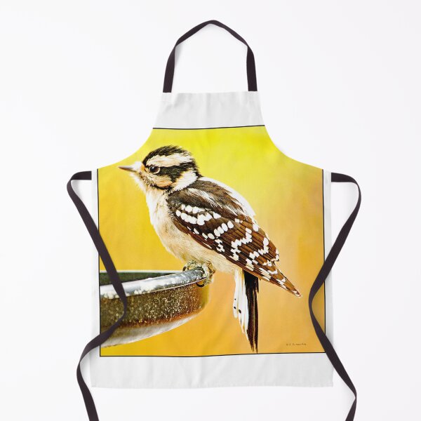 Item preview, Downy Woodpecker, Female, Animal Portrait, Profile designed and sold by AMacGPhilly.