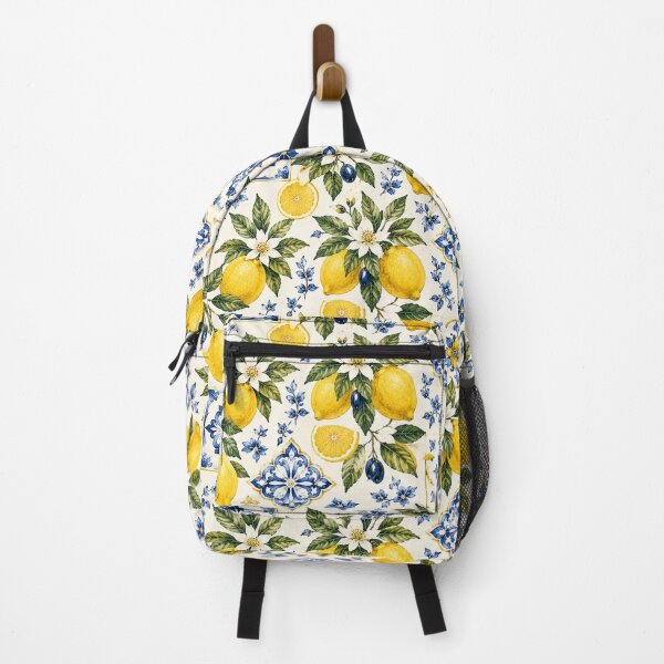 Item preview, Mediterranean Lemon Tile Pattern – Italian Coastal Seamless Design designed and sold by Creativeeworld777.