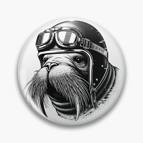 Item preview, Walrus Biker designed and sold by derpfudge.