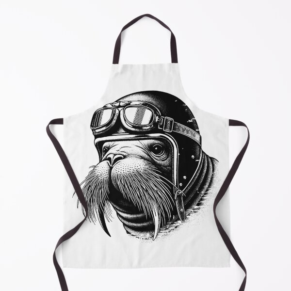 Item preview, Walrus Biker designed and sold by derpfudge.