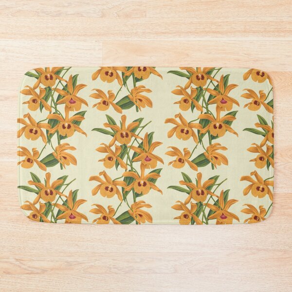 Item preview, vintage yellow orchids designed and sold by okapia concolor.