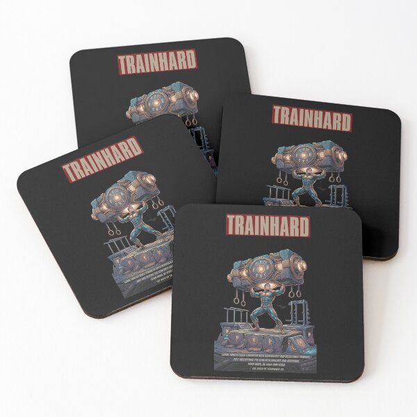 Item preview, TrainHard – Futuristic Power Core Hero Artwork designed and sold by TrainHardCo.