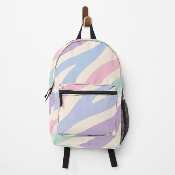 Item preview, Pastel Zebra Print Pattern Colorful Retro Animal Stripes designed and sold by Tattee.