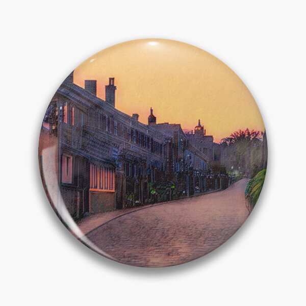 Item preview, Towngate, Heptonstall - Historic Village Stone Cottages at Twilight Art designed and sold by ArtworkNorth.