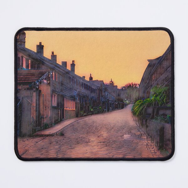 Item preview, Towngate, Heptonstall - Historic Village Stone Cottages at Twilight Art designed and sold by ArtworkNorth.