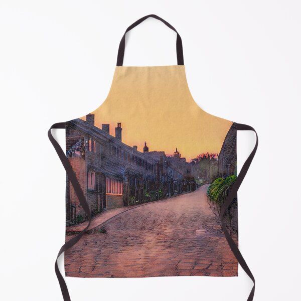 Item preview, Towngate, Heptonstall - Historic Village Stone Cottages at Twilight Art designed and sold by ArtworkNorth.