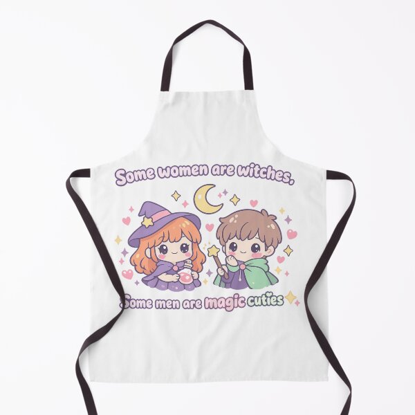 Item preview, Some Women Are Witches Some Men Are Magic Cuties ✨ Cute Kawaii Witch Design designed and sold by MarekoraStudio.