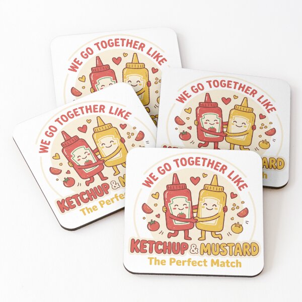 Item preview, Cute Ketchup & Mustard Perfect Match designed and sold by Alta-store.