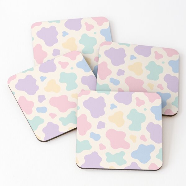 Item preview, Pastel Cow Print Pattern Cute Abstract Animal Aesthetic designed and sold by Tattee.