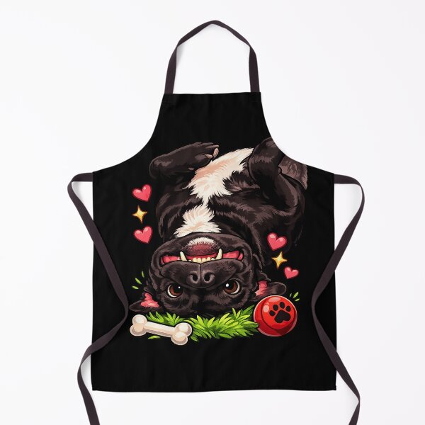 Item preview, Funny Upside Down Staffy Dog Cartoon designed and sold by TheSlowShore.