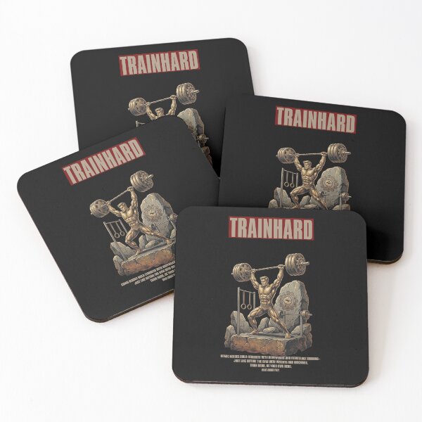 Item preview, TrainHard – Legendary Overhead Press Warrior Artwork designed and sold by TrainHardCo.