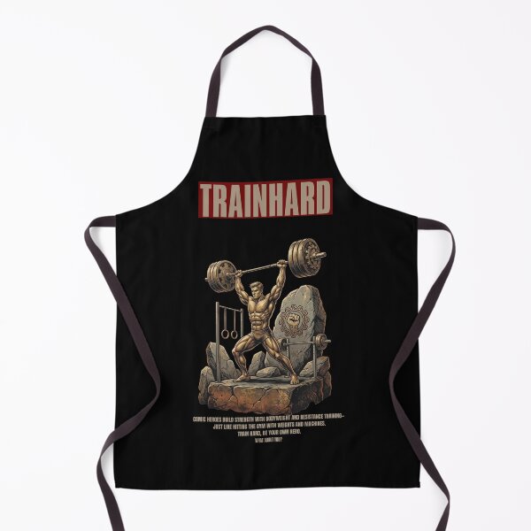 Item preview, TrainHard – Legendary Overhead Press Warrior Artwork designed and sold by TrainHardCo.