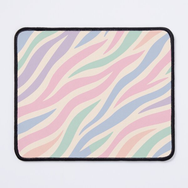 Item preview, Pastel Rainbow Zebra Print Pattern Soft Retro Animal Stripes designed and sold by Tattee.