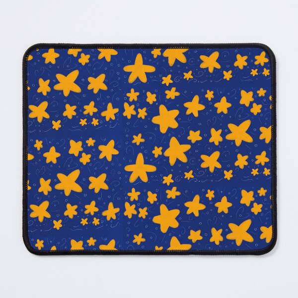 Item preview, Twirly stars in night sky (orange) designed and sold by Tiny-Sugar-Dove.