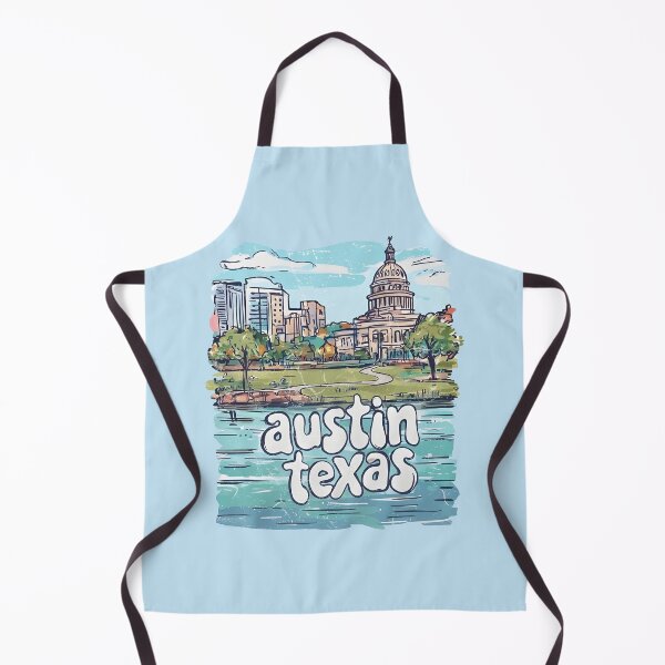 Item preview, Austin Texas Cute Skyline Colorful Cityscape Space Center designed and sold by HowToCanadian.