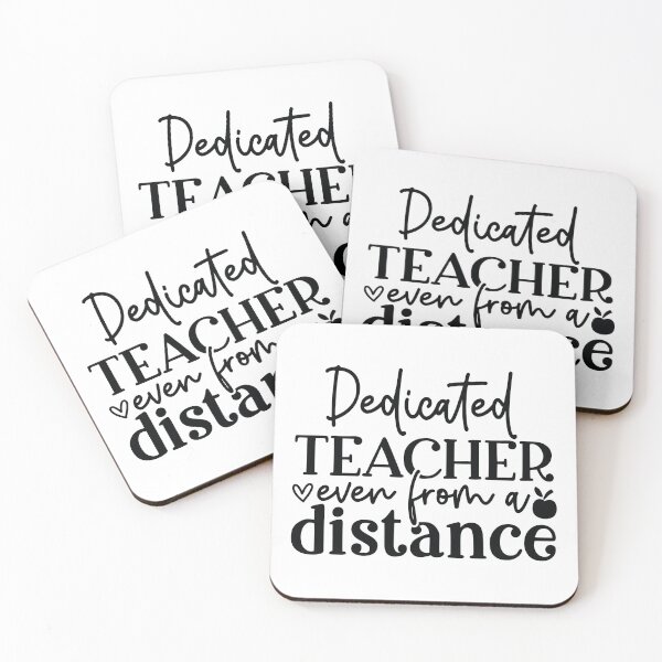 Item preview, Dedicated Teacher From A Distance - Online School Aesthetic Gift designed and sold by FuzionRaptor.