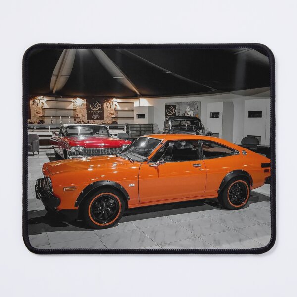 Item preview, striking, vintage orange coupe designed and sold by StickerRaven.