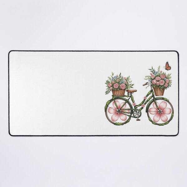 Item preview, Floral Bicycle with Butterfly designed and sold by jkrphoto.