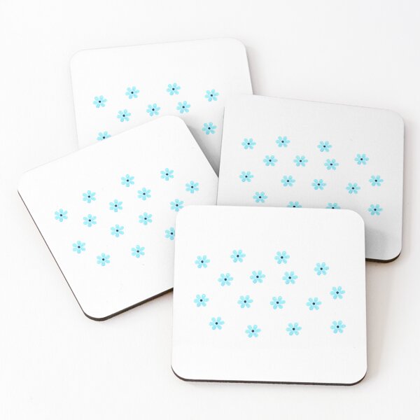 Item preview, Light blue little flowers designed and sold by trendspatterns.