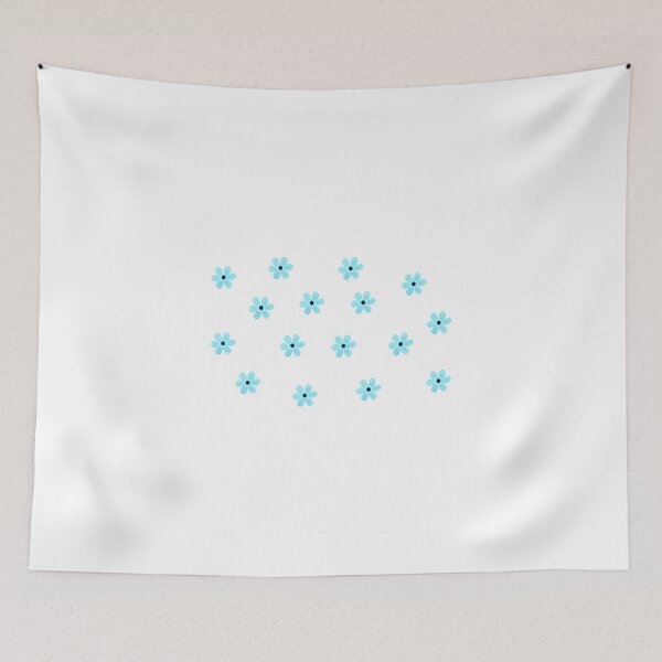 Item preview, Light blue little flowers designed and sold by trendspatterns.