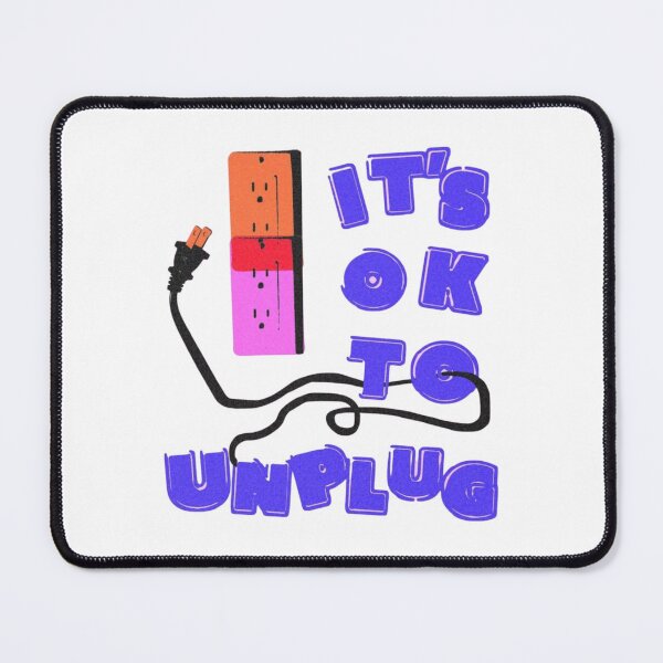 Item preview, it's ok to unplug designed and sold by indie cottage.