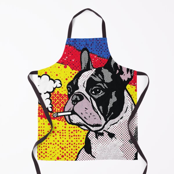 Item preview, Smoking French Bulldog in Pop Art Style designed and sold by lautir.