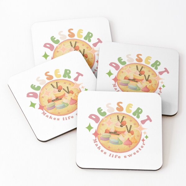 Item preview, Dessert Makes Life Sweeter - Cute Kawaii Sweet Treats Illustration designed and sold by SunandShade.