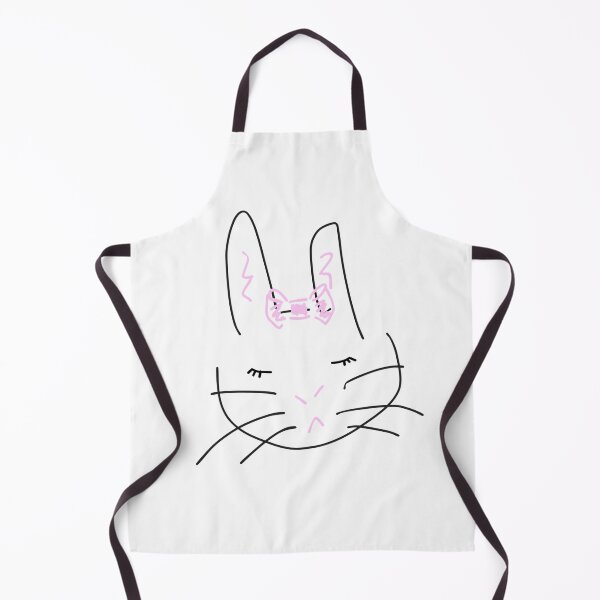 Item preview, sleeping bunny with pink bow digital drawing designed and sold by meuliasshop.