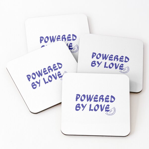 Item preview, Powered By Love Not Algorithms designed and sold by Be-bored.