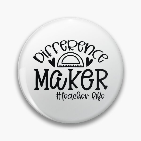 Item preview, Difference Maker Teacher Life - Inspirational School Mentor Gift designed and sold by FuzionRaptor.