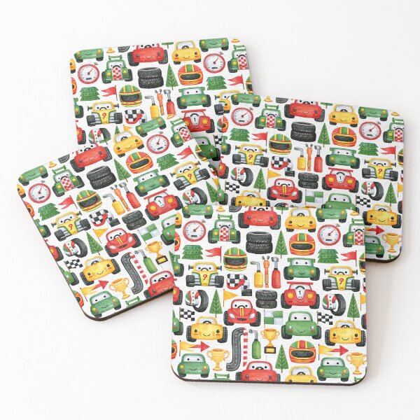 Item preview, Formula Racing Cars and Checkered Flags Pattern designed and sold by Piotrek0001.