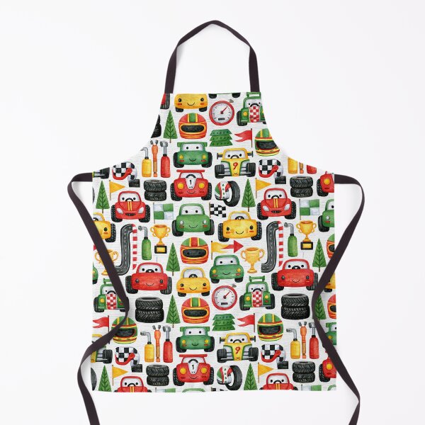 Item preview, Formula Racing Cars and Checkered Flags Pattern designed and sold by Piotrek0001.