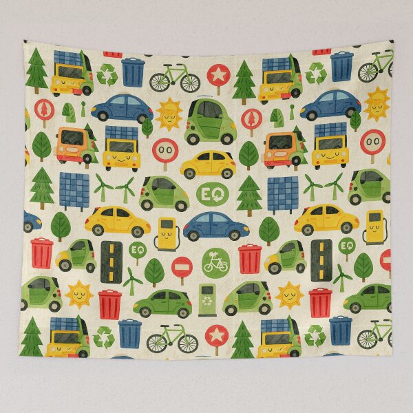 Item preview, Eco Friendly City Solar Panels and Electric Cars designed and sold by Piotrek0001.