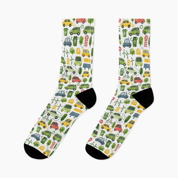 Item preview, Green City Windmills and Cars Environmental Pattern designed and sold by Piotrek0001.