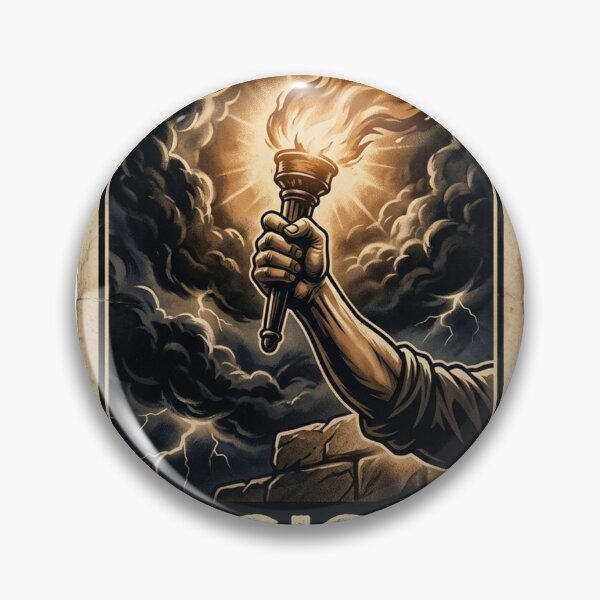 Item preview, Insiste Vintage Motivational Torch Art designed and sold by DuckOddity.