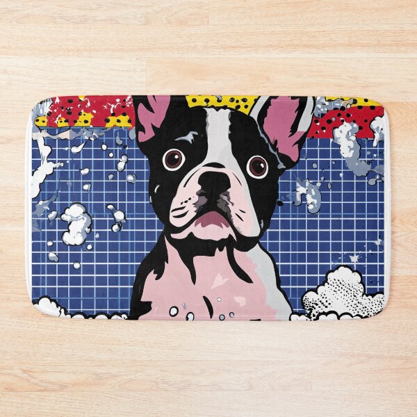 Item preview, French Bulldog in Pop Art Bathtub designed and sold by lautir.