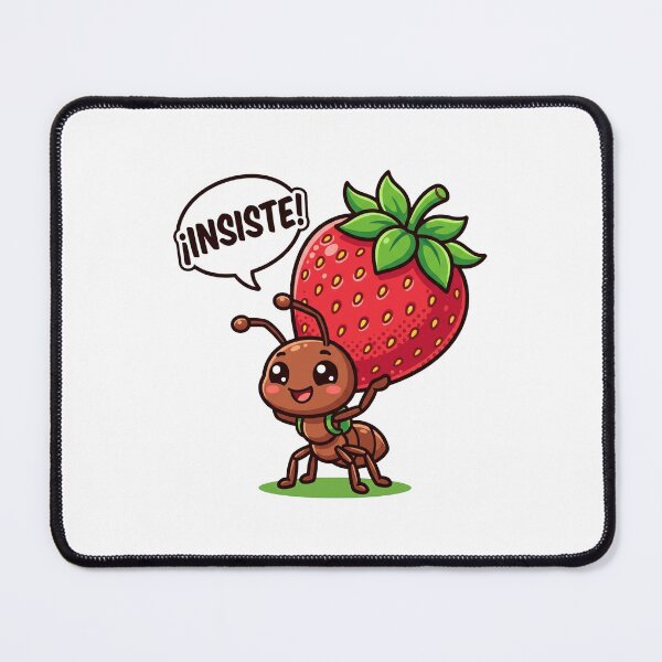 Item preview, Insiste Cute Strong Ant Character Art designed and sold by DuckOddity.