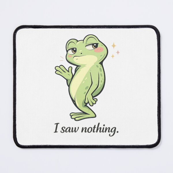 Item preview, – I Saw Nothing Innocent Frog Design designed and sold by MarekoraStudio.