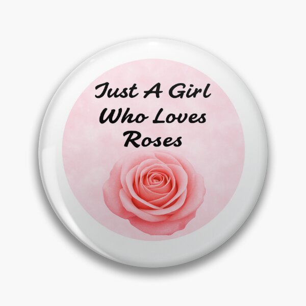 Item preview, Just A Girl Who Loves Roses T-shirt Gifts  designed and sold by ZemVibe.