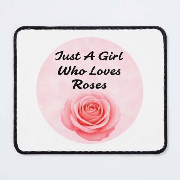 Item preview, Just A Girl Who Loves Roses T-shirt Gifts  designed and sold by ZemVibe.