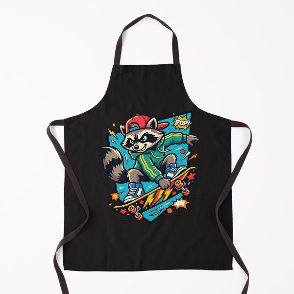 Item preview, Skateboarding Trash Panda designed and sold by AwesomeBeyondLimits.