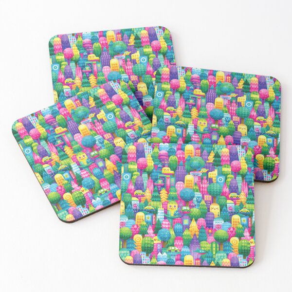 Item preview, Abstract Colorful Trees and Forest Background designed and sold by Piotrek0001.