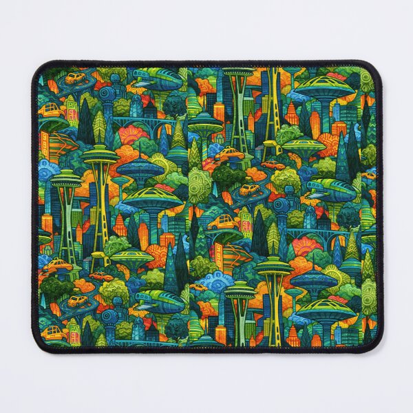 Item preview, Surreal Tall Trees and Blue Forest Landscape designed and sold by Piotrek0001.