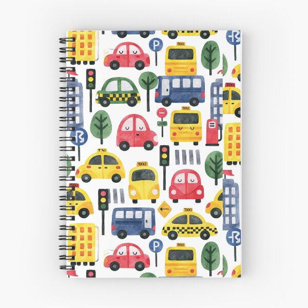 Item preview, Busy City Traffic Cars and Yellow Taxis Pattern designed and sold by Piotrek0001.