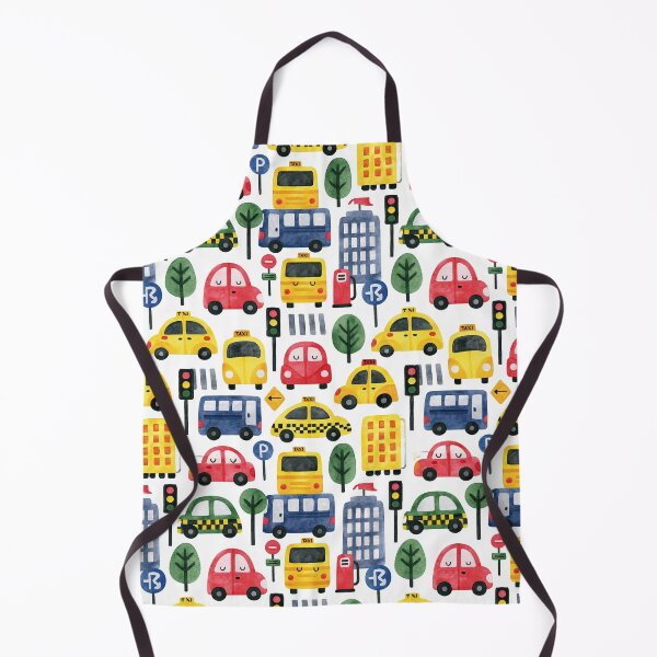 Item preview, Busy City Traffic Cars and Yellow Taxis Pattern designed and sold by Piotrek0001.