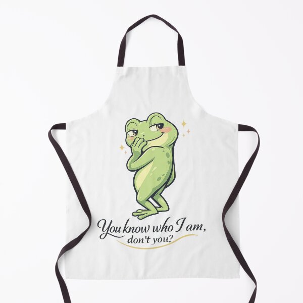 Item preview, Funny Frog Quote – You Know Who I Am Don’t You? - Suspicious Frog Meme Design designed and sold by MarekoraStudio.