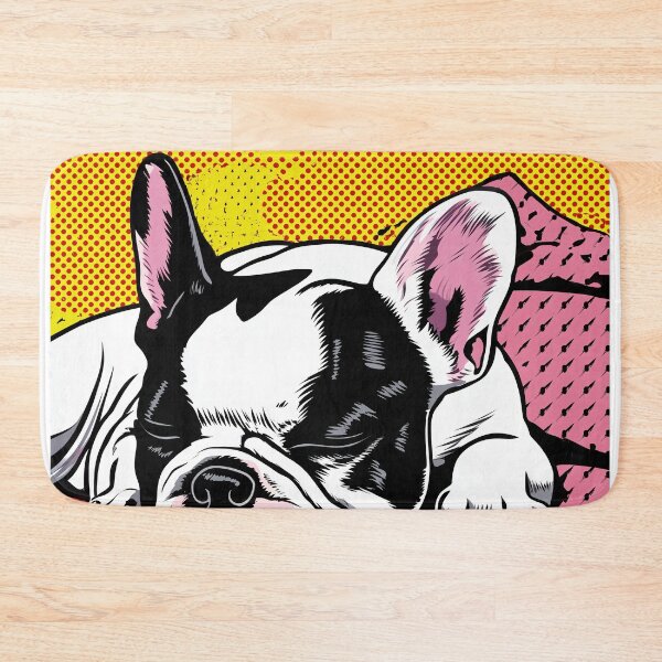 Item preview, Pop Art Sleeping French Bulldog designed and sold by lautir.