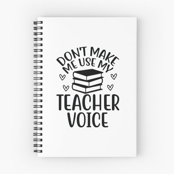 Item preview, Don't Make Me Use My Teacher Voice - Funny School Mentor Gift designed and sold by FuzionRaptor.