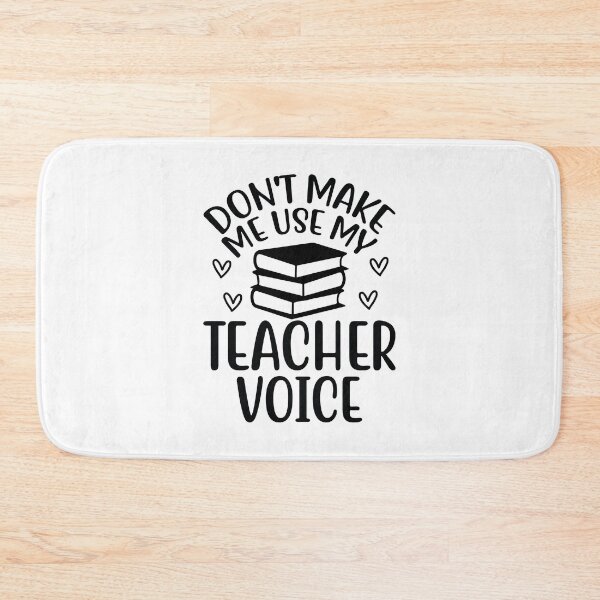 Item preview, Don't Make Me Use My Teacher Voice - Funny School Mentor Gift designed and sold by FuzionRaptor.