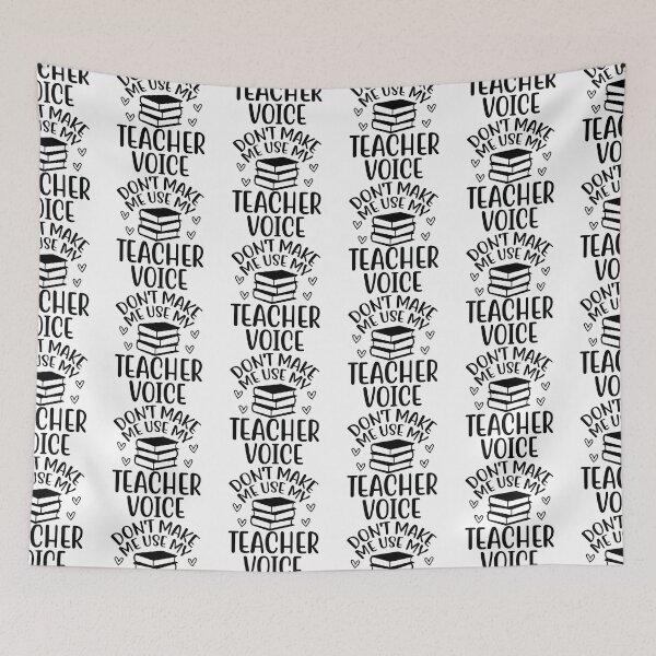 Item preview, Don't Make Me Use My Teacher Voice - Funny School Mentor Gift designed and sold by FuzionRaptor.